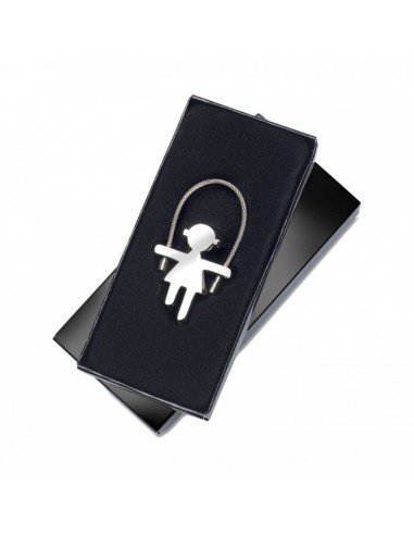 Berniuko ar mergaitės formos raktų pakabukai