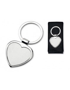 Metalinis širdelės formos raktų pakabukas 2