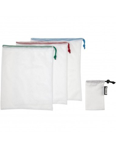 Trio RPET mesh pouch set