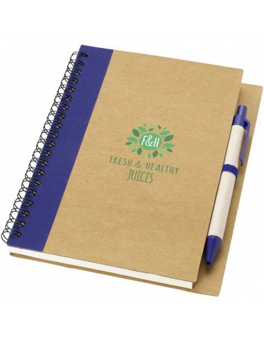 Priestly recycled notebook with pen