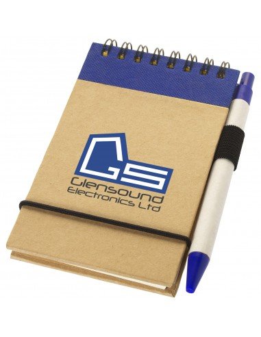 Zuse A7 recycled jotter notepad with pen