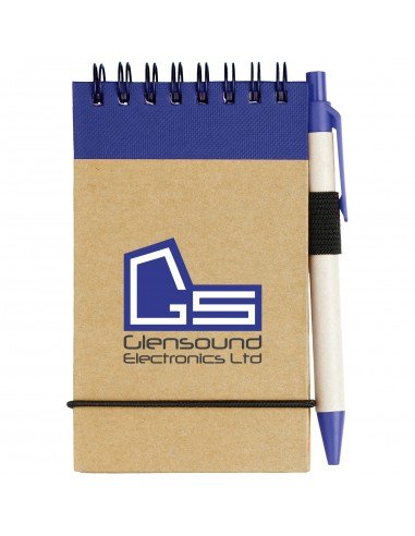 Zuse A7 recycled jotter notepad with pen