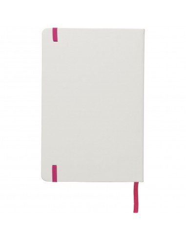 Spectrum A5 white notebook with coloured strap