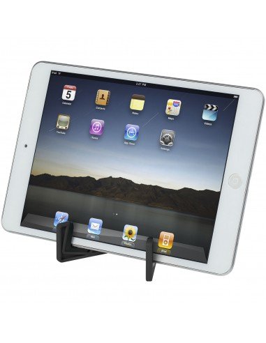 Slim device stand for tablets and smartphones