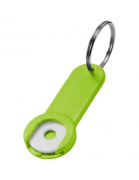 Shoppy coin holder keychain