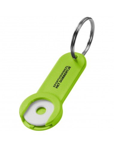 Shoppy coin holder keychain