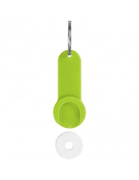 Shoppy coin holder keychain