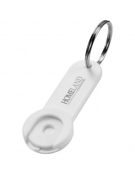 Shoppy coin holder keychain