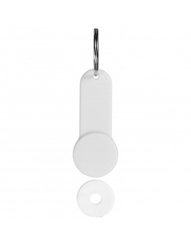 Shoppy coin holder keychain