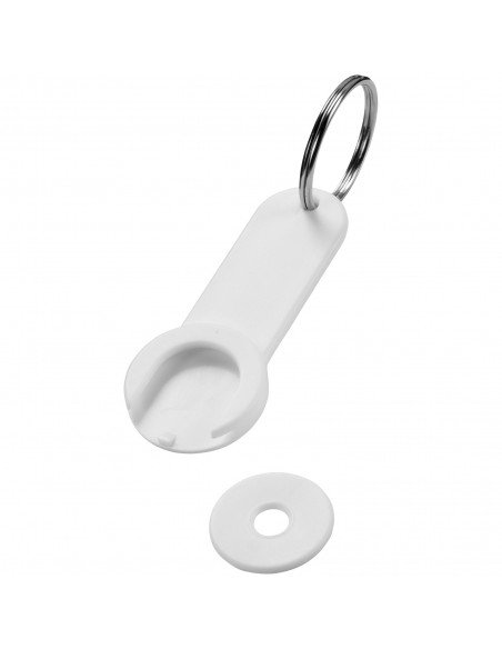 Shoppy coin holder keychain