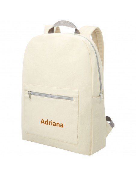 Pheebs 210 g/m² recycled cotton and polyester backpack