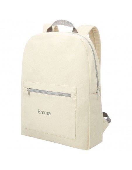 Pheebs 210 g/m² recycled cotton and polyester backpack