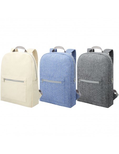 Pheebs 210 g/m² recycled cotton and polyester backpack