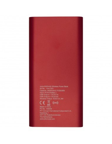Juice 8000mAh wireless powerbank