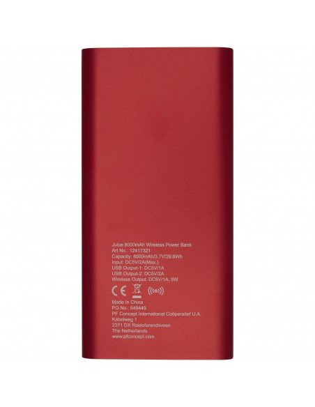 Juice 8000mAh wireless powerbank