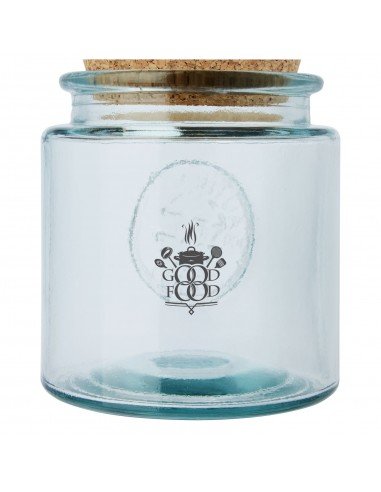 Aire 800 ml 3-piece recycled glass jar set Aire 800 ml 3-piece recycled glass jar set