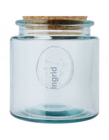 Aire 800 ml 3-piece recycled glass jar set Aire 800 ml 3-piece recycled glass jar set