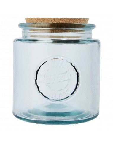 Aire 800 ml 3-piece recycled glass jar set Aire 800 ml 3-piece recycled glass jar set