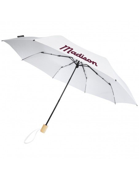 Birgit 21'' foldable windproof recycled PET umbrella