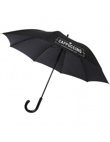 Fontana 23" auto open umbrella with carbon look and crooked handle