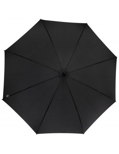 Fontana 23" auto open umbrella with carbon look and crooked handle