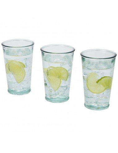 Copa 3-piece 300 ml recycled glass set