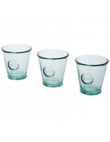 Copa 3-piece 250 ml recycled glass set