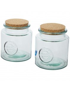 Aire 2-piece 1500 ml recycled glass container set 2
