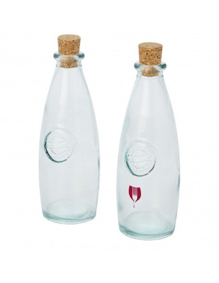 Sabor 2-piece recycled glass oil and vinegar set
