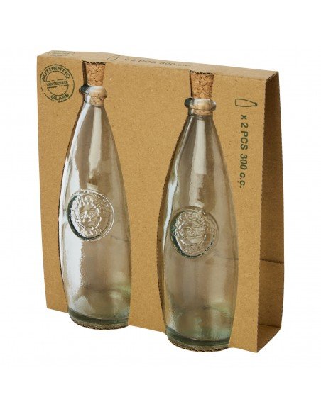Sabor 2-piece recycled glass oil and vinegar set