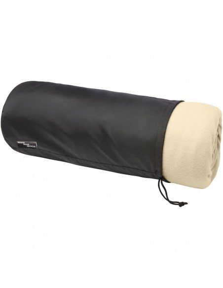 Marigold RPET polar fleece and sherpa blanket Marigold RPET polar fleece and sherpa blanket