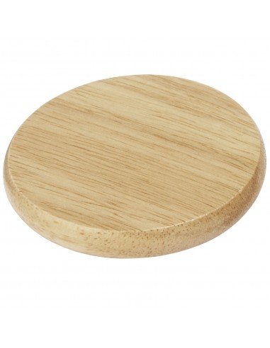 Scoll wooden coaster with bottle opener