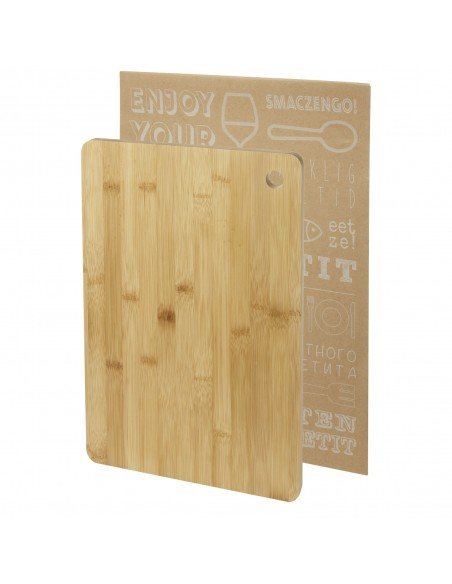 Harp bamboo cutting board