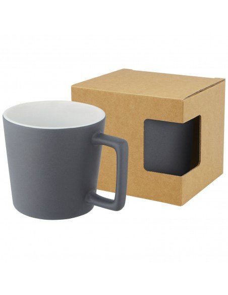 Cali 370 ml ceramic mug with matt finish