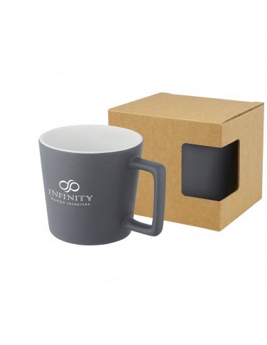 Cali 370 ml ceramic mug with matt finish