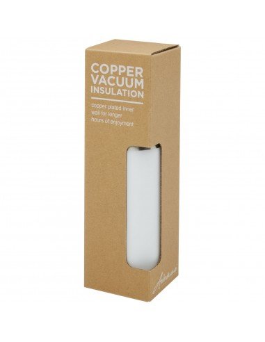 Hulan 540 ml copper vacuum insulated stainless steel bottle with bamboo lid