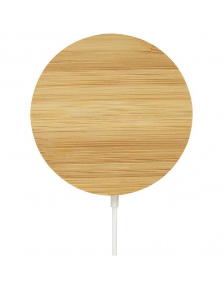 Atra 10W bamboo magnetic wireless charging pad