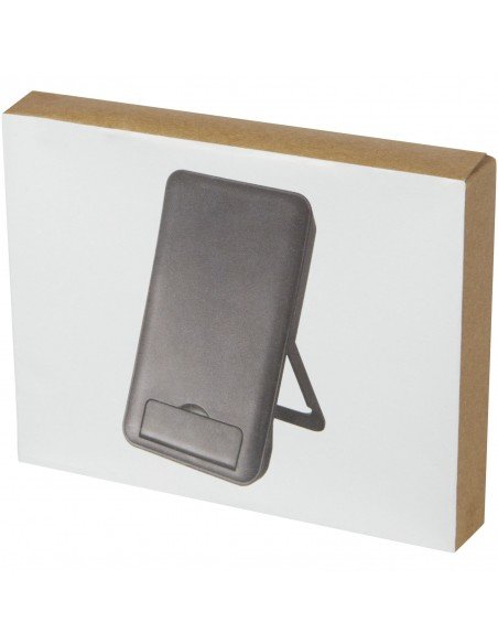 Loop 10W recycled plastic wireless charging pad with phone stand