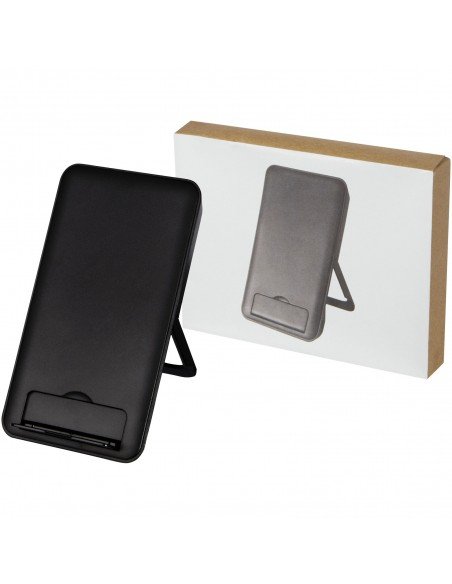 Loop 10W recycled plastic wireless charging pad with phone stand