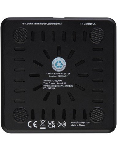 Loop 10W recycled plastic wireless charging pad