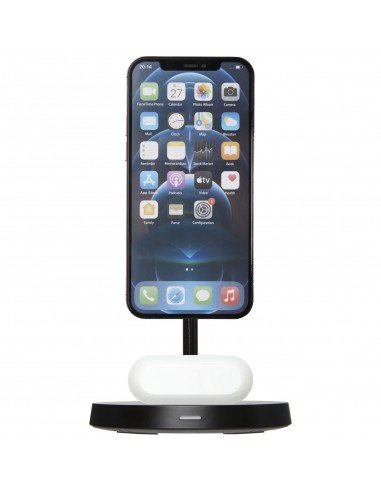 Magclick magnetic dual wireless charging stand