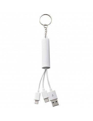 Route 3-in-1 light-up charging cable with keychain
