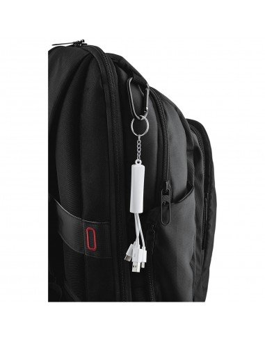 Route 3-in-1 light-up charging cable with keychain