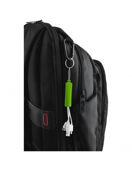 Route 3-in-1 light-up charging cable with keychain