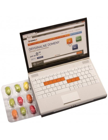 Pastilės lizdinėje pakuotėje Mini laptop