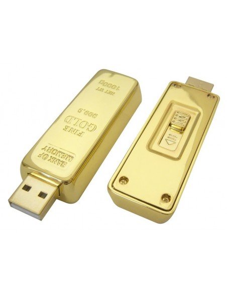 USB atmintukas aukso luitas