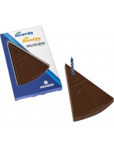 Šventinio torto gabalėlio formos šokoladas 2