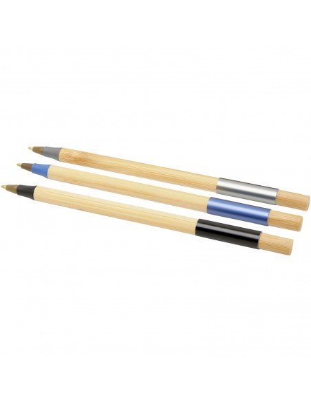 Kerf 3-piece bamboo pen set