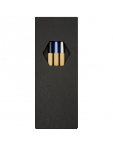 Kerf 3-piece bamboo pen set