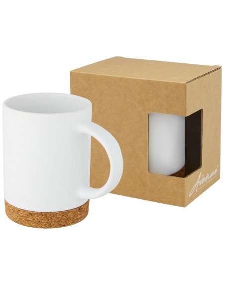 Neiva 425 ml ceramic mug with cork base